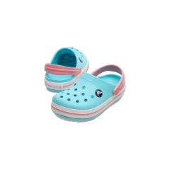 SANDÁLIA INFANTIL CLOG T AZUL ICE BLUE E ROSA X2070054S3 CROCS