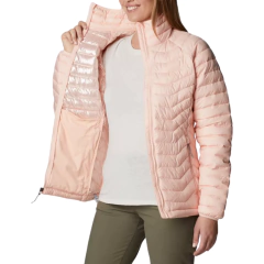 JAQUETA FEMININA POWDER LITE SEM CAPUZ SALMÃO PEACH BLOSSOM WK1498-890 COLUMBIA - comprar online