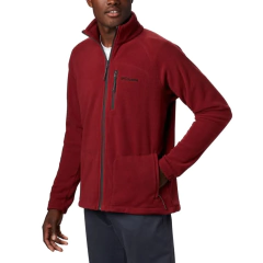 JAQUETA MASCULINA FLEECE FAST TREK II FULL ZIP BORDÔ RED JASPER AM3039-665 COLUMBIA - comprar online