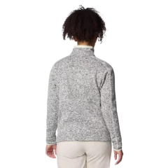 JAQUETA FEMININA FLEECE SWEATER WEATHER FULL ZIP BEGE E PRETO AL5725-191 COLUMBIA - Terratop Aventura