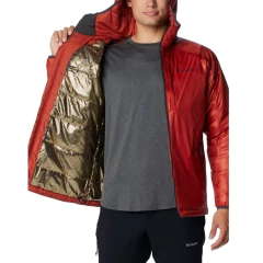 JAQUETA MASCULINA ARCH ROCK DOUBLE WALL ELITE COM CAPUZ VERMELHO WO8718-849 COLUMBIA - loja online
