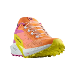 TÊNIS FEMININO SENSE RIDE 5 LARANJA E ROSA 474590 SALOMON