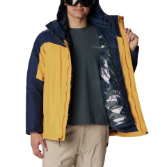 JAQUETA MASCULINA ANORAK INTERCHANGE WHIRLIBIRD IV AMARELO E AZUL WM1155-756 COLUMBIA - comprar online