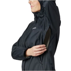JAQUETA FEMININA IMPERMEÁVEL EVAPOURATION PRETO RL2023-010 COLUMBIA - loja online