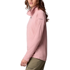 BLUSÃO FEMININO FLEECE GLACIAL™ IV 1/2 ZIP ROSA ANTIGO AK1131-659 COLUMBIA - comprar online