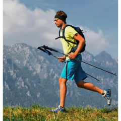 BASTÃO DE CAMINHADA DOBRÁVEL CARBON ULTRALIGHT AZUL NATUREHIKE na internet