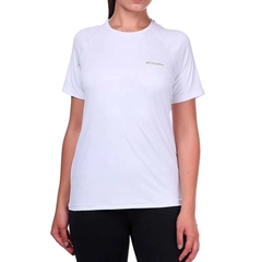 CAMISETA FEMININA MANGA CURTA DRY FPS 30 AURORA BRANCO 320432100 COLUMBIA