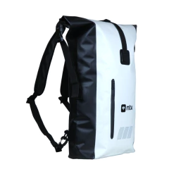 MOCHILA ESTANQUE DUFFEL BAG BK 20L BRANCO E PRETO NAUTIKA na internet