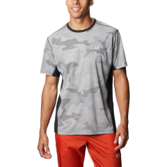 CAMISETA MASCULINA MANGA CURTA DRY FPS 50 OMNI-FREEZE ZERO SOLAR CHILL PRETO AM0188-010 COLUMBIA