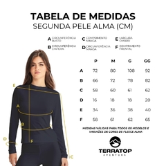BLUSA FEMININA SEGUNDA PELE BÁSICA MARROM TERRA 118102M ALMA - Terratop Aventura