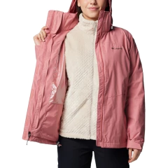 JAQUETA FEMININA INTERCHANGE FLEECE BUGABOO III ROSA E BEGE WL9843-629 COLUMBIA - comprar online