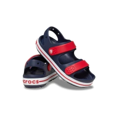 SANDÁLIA INFANTIL CROCBAND CRUISER AZUL E VERMELHO 2094244OT CROCS