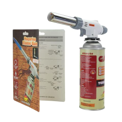 MAÇARICO FLAME GUN BRANCO GUEPARDO - Terratop Aventura