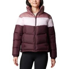 JAQUETA FEMININA PUFFECT II COLORBLOCK MOONVISTA SEM CAPUZ ROSA E VINHO WL1195-607 COLUMBIA
