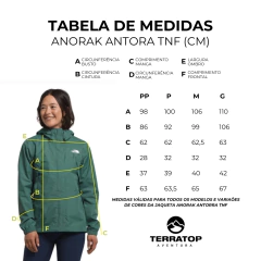 JAQUETA FEMININA IMPERMEÁVEL ANTORA VERDE NF0A7QEUIOF THE NORTH FACE - loja online