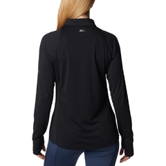 CAMISETA FEMININA MANGA LONGA DRY FPS 50 1/2 ZIP ENDLESS MONTRAIL MESH PRETO AK0932-010 COLUMBIA - loja online