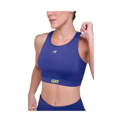 TOP FEMININO NADADOR AJUSTÁVEL C/ BOLSO GRIT BOSSA AZUL ESCURO 45AUFTPGCT465 AUTHEN - comprar online