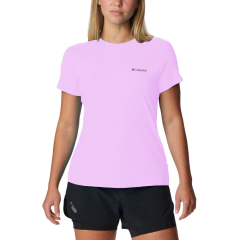 CAMISETA FEMININA MANGA CURTA DRY FPS 50 NEBLINA LILÁS 320426693 COLUMBIA