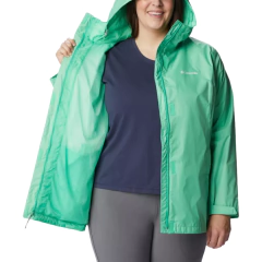 JAQUETA FEMININA ARCADIA II CORTA VENTO VERDE LIGHT JADE RL2436-378 COLUMBIA na internet