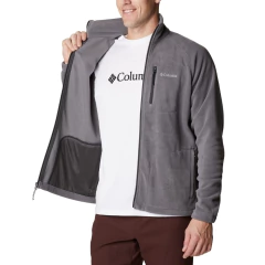 JAQUETA MASCULINA FLEECE FAST TREK II FULL ZIP CINZA GREY AM3039-023 COLUMBIA - loja online
