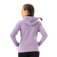 JAQUETA FEMININO FLEECE THERMO FULL ZIP COM CAPUZ ROXO 2075018010RX02 ALPEN - Terratop Aventura