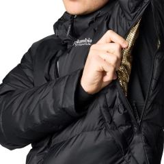 JAQUETA MASCULINA ROARING FORK II DOWN COM CAPUZ PRETO WO9906-010 COLUMBIA na internet