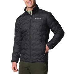 JAQUETA MASCULINA DELTA RIDGE II DOWN SEM CAPUZ PRETA WO8412-010 COLUMBIA