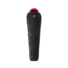 SACO DE DORMIR EXOSPHERE LARGE +5C-0C-15C PRETO E VERMELHO DEUTER - comprar online