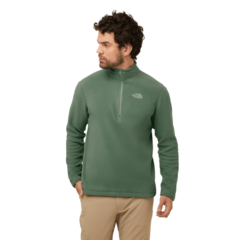 BLUSÃO MASCULINO FLEECE 1/4 ZIP PULOVER GLACIER VERDE C744NN11 THE NORTH FACE