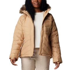 JAQUETA FEMININA LAY D DOWN IV COM CAPUZ MARROM CLARO WL2376-262 COLUMBIA na internet