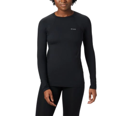 BLUSA FEMININA SEGUNDA PELE MIDWEIGHT STRETCH LONG SLEEVE TOP PRETO AL6763-011 COLUMBIA