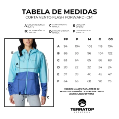 JAQUETA FEMININA FLASH FORWARD WINDBREAKER CORTA VENTO AZUL E ROXO KL3010-481 COLUMBIA