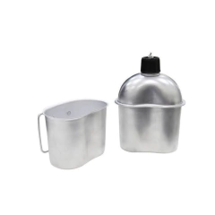 CANTIL E CANECA DE ALUMÍNIO 900ML XEPA COM ESTOJO VERDE NAUTIKA na internet