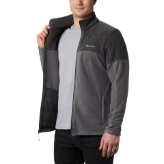 JAQUETA MASCULINA FLEECE BASIN TRAIL III FULL ZIP CINZA AO0560-023 COLUMBIA - comprar online