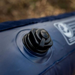 COLCHÃO INFLÁVEL COM INFLADOR MULTIUSO KING SIZE AZUL MOR - comprar online