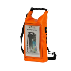 BOLSA ESTANQUE DUFFEL BAG 2L DAILY C/ VISOR LARANJA NAUTIKA