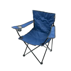 CADEIRA DOBRÁVEL DE AÇO/POLIÉSTER AZUL KALA - comprar online