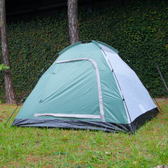 BARRACA VENUS ULTRA 4P CINZA E VERDE GUEPARDO