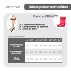 BOTA INFANTIL CANO CURTO IMPERMEÁVEL NIEVE VERDE E PRETO INF012VDPR KESTTOU na internet