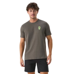 CAMISETA MASCULINA MANGA CURTA MALHA CHRISTS CARABINER CINZA CHUMBO 2075011201CZ01 ALPEN
