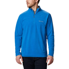 BLUSÃO MASCULINO FLEECE KLAMATH RANGE II HALF ZIP AZUL COMPASS BLUE AM6558-494 COLUMBIA