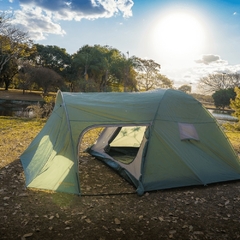 BARRACA ZEUS 6P CINZA E VERDE GUEPARDO - loja online