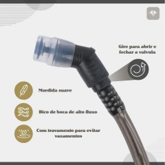 REFIL DE HIDRATAÇÃO HIDRABAG 2L COM TAMPA FRONTAL NAUTIKA - Terratop Aventura