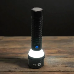 LANTERNA RECARREGAVEL USB 1500 LÚMENS KRIPTON PRETA NAUTIKA na internet