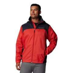 JAQUETA MASCULINA CORTA VENTO GLENNAKER LAKE II RAIN VERMELHO E PRETO WM7675-698 COLUMBIA - comprar online