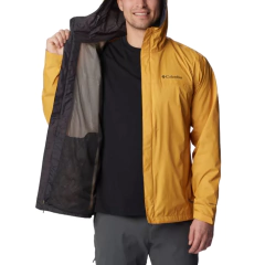 JAQUETA MASCULINA IMPERMEÁVEL WATERTIGHT II AMARELO HONEY RM2433-756 COLUMBIA na internet