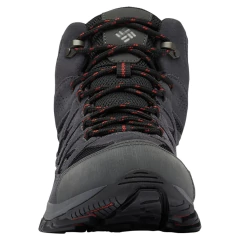 BOTA MASCULINA IMPERMEÁVEL WATERPROF CRESTWOOD MID PRETO BLACK CHARCOAL BM5371-014 COLUMBIA - Terratop Aventura