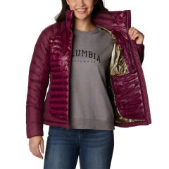 JAQUETA FEMININA LABYRINTH LOOP INFINITY SEM CAPUZ ROXO MARIONBERRY WK2022-616 COLUMBIA - comprar online