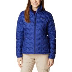 JAQUETA FEMININA DELTA RIDGE DOWN SEM CAPUZ AZUL DARK SAPPHIRE WK0259-432 COLUMBIA