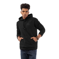 BLUSÃO MASCULINO FLEECE COM CAPUZ FUZZY PRETO 207502202009001 ALPEN